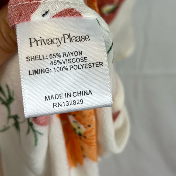 Privacy Please Sigsbee Dress in Creme Sz M - Picture 11 of 12